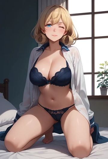 kantai_collection,gambier_bay_(kancolle),lingerie,sexy  - AI generated anime art