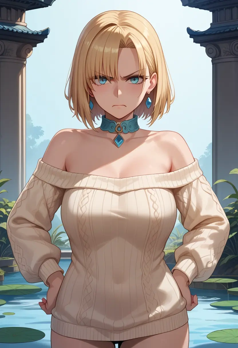 fate_(series),gilles_de_rais_(caster)_(fate),sweater,off-shoulder,collar  - 