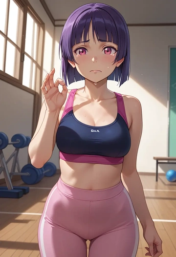 ore_no_imouto_ga_konna_ni_kawaii_wake_ga_nai,gokou_ruri,yoga shorts, bra  - AI generated anime art