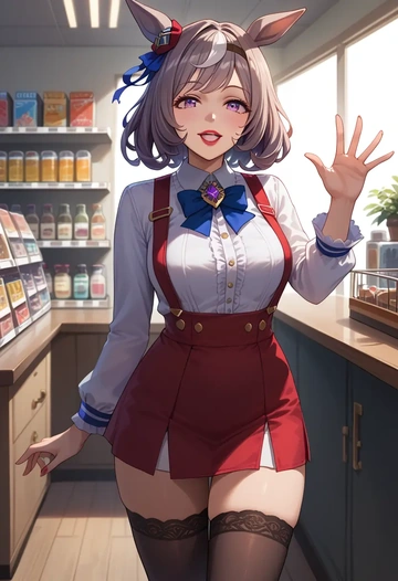 umamusume,gold_ship_(umamusume),secretary,stockings  - AI generated anime art