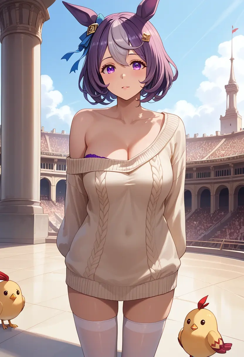 umamusume,gold_ship_(umamusume),off-shoulder,sweater  - 