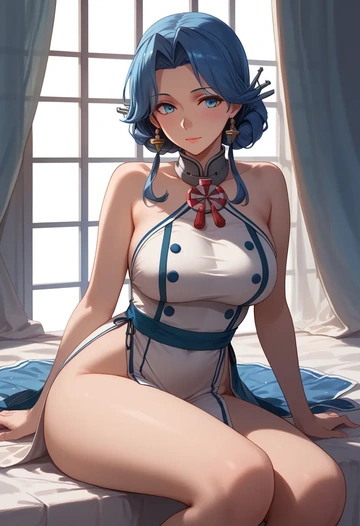 kantai_collection,gotland_(kancolle),qipao  - AI generated anime art