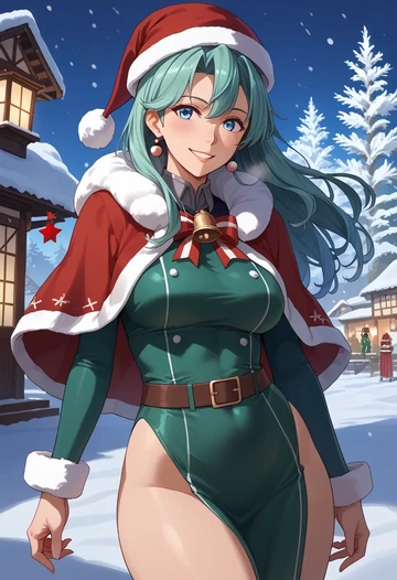 kantai_collection,gotland_(kancolle),Christmas,dress  - AI generated anime art