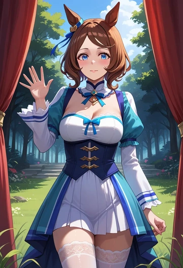 umamusume,grass_wonder_(umamusume),Victorian-era,stockings,sexy  - AI generated anime art