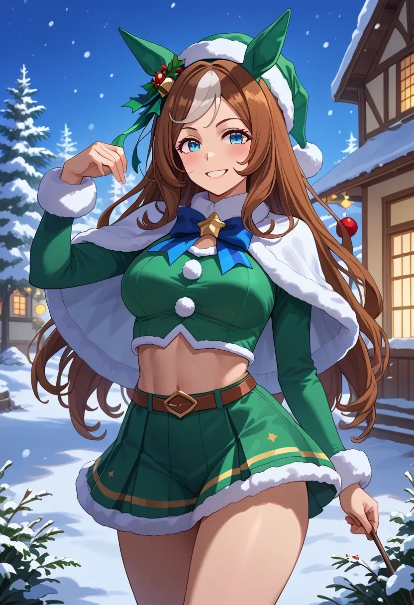 umamusume,grass_wonder_(umamusume),Christmas,dress  - 