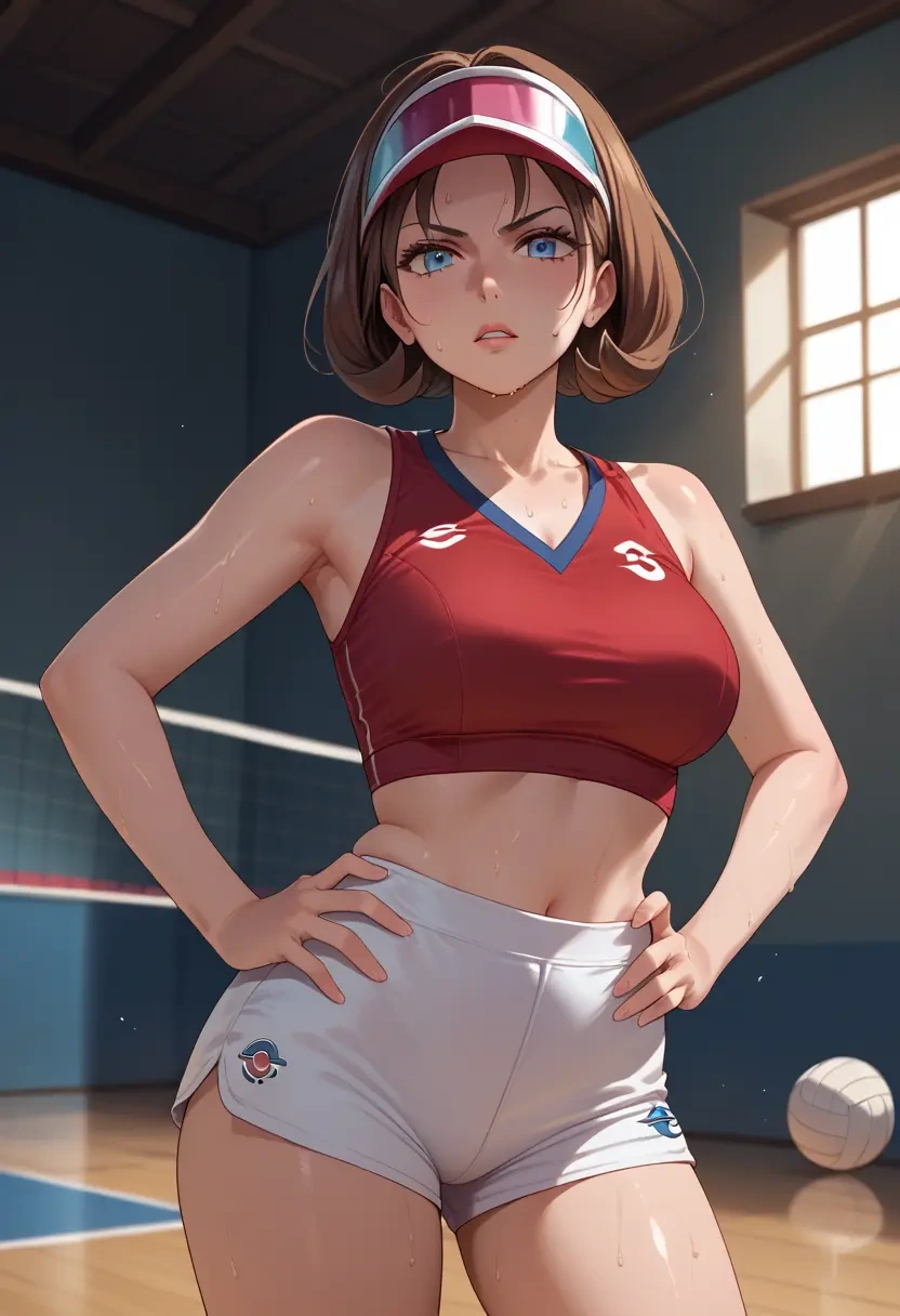 pokemon,green_(pokemon),volleyball uniform  - 