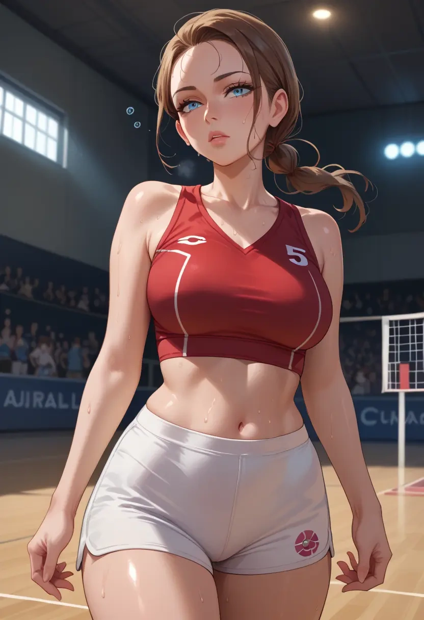 pokemon,green_(pokemon),volleyball uniform  - 