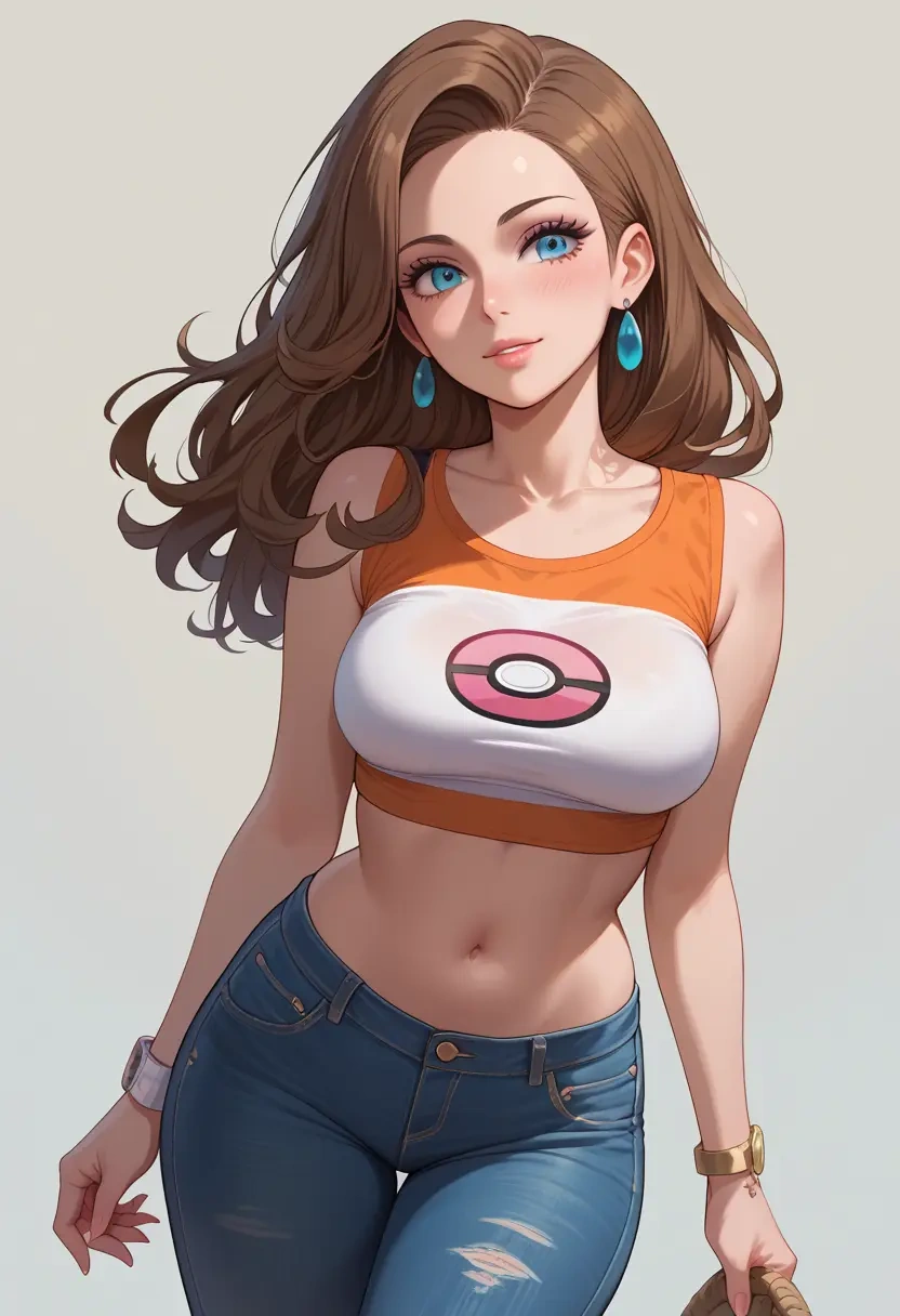 pokemon,green_(pokemon),crop top  - 