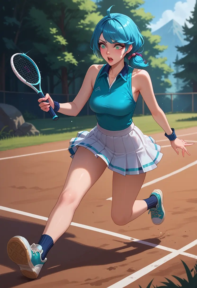 league_of_legends,gwen_(league_of_legends),tennis skirt  - 