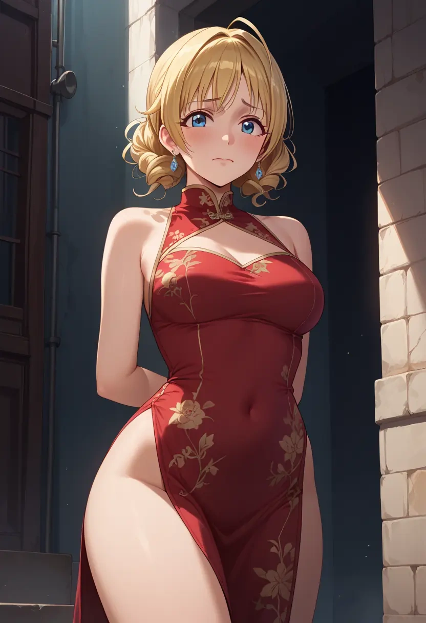 idolmaster,hachimiya_meguru,qipao  - 