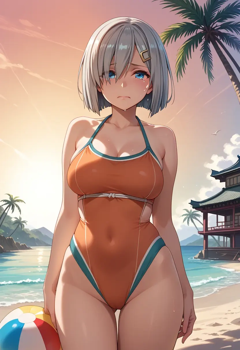 kantai_collection,hamakaze_(kancolle),bikini  - 