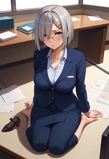 kantai_collection,hamakaze_(kancolle),OL  - AI generated anime art