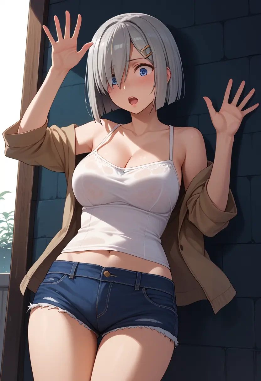 kantai_collection,hamakaze_(kancolle),shorts,sexy  - 