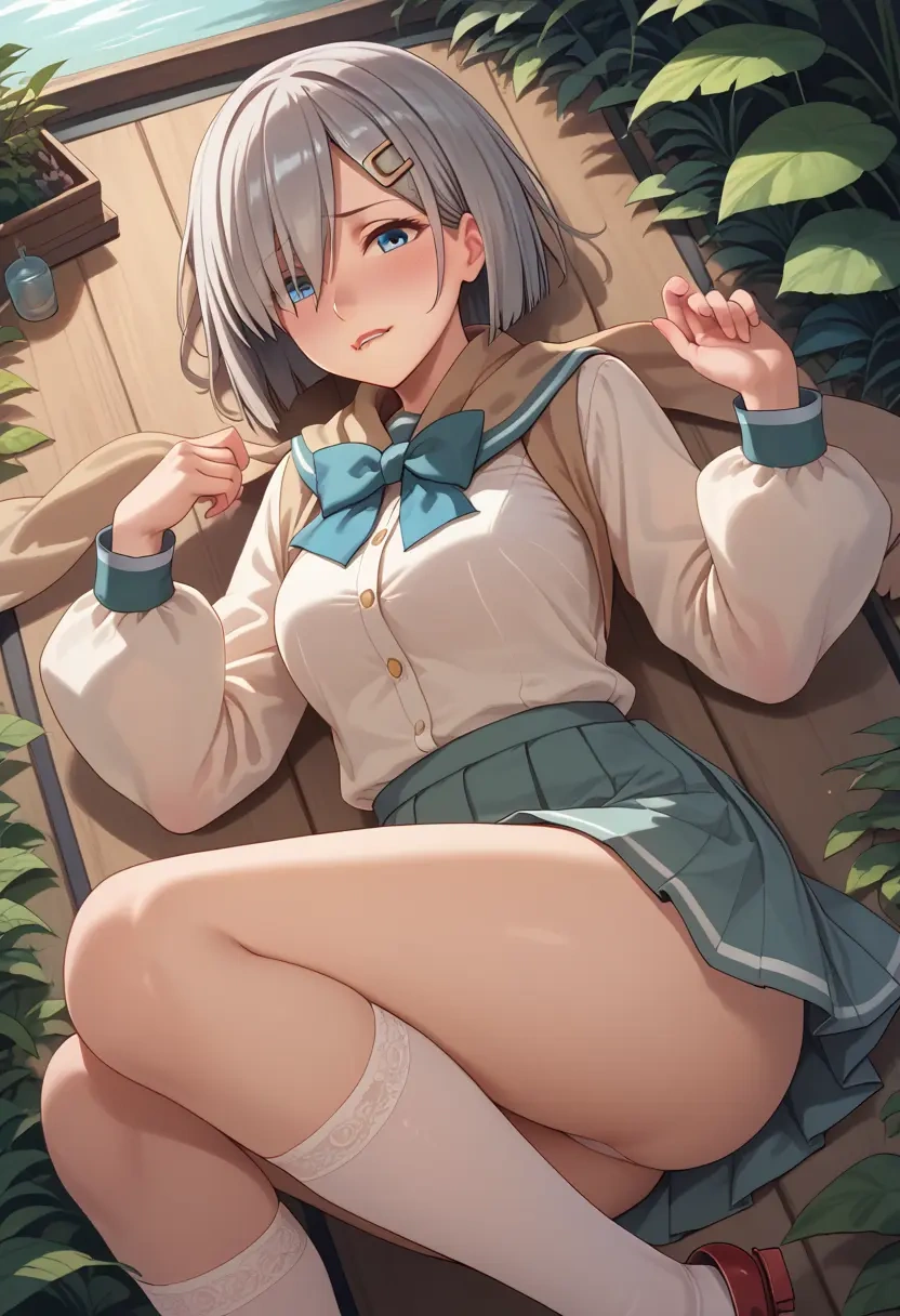 kantai_collection,hamakaze_(kancolle),spring,student uniform,blouse  - 