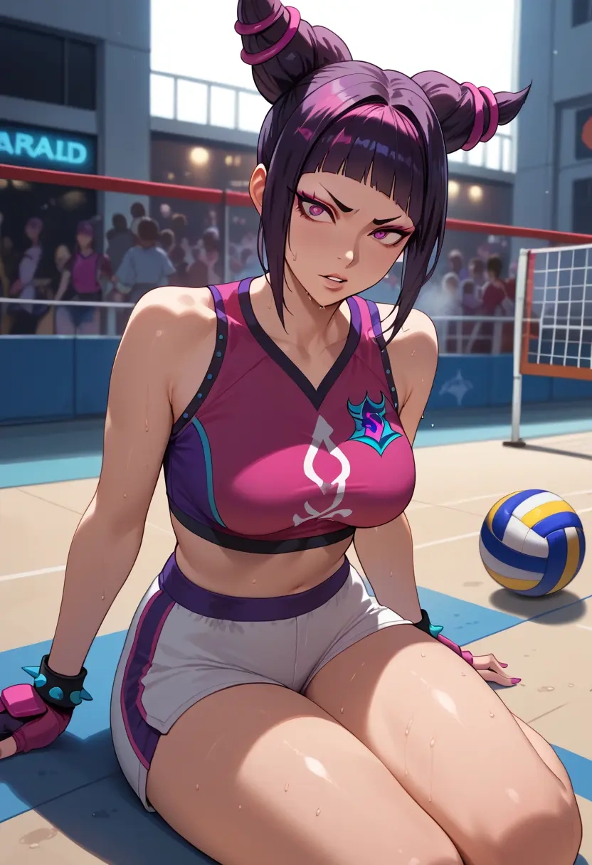 street_fighter,han_juri,volleyball uniform  - 