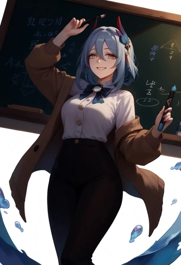 star rail,hanya,teacher, sweater  - AI generated anime art