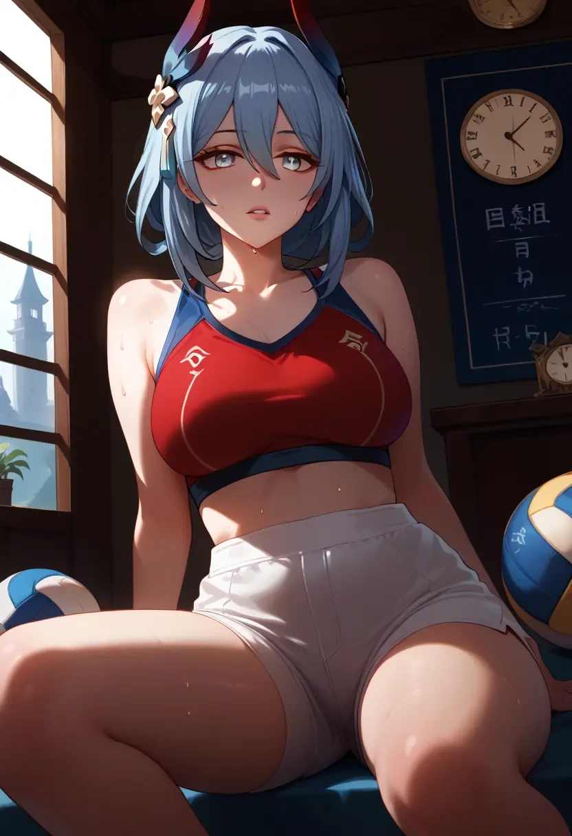 star rail,hanya,volleyball uniform  - 