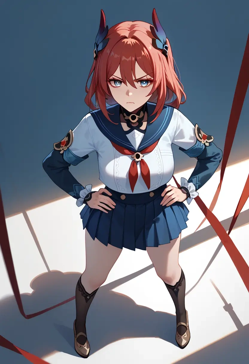 star rail,hanya,sailor, uniform  - 