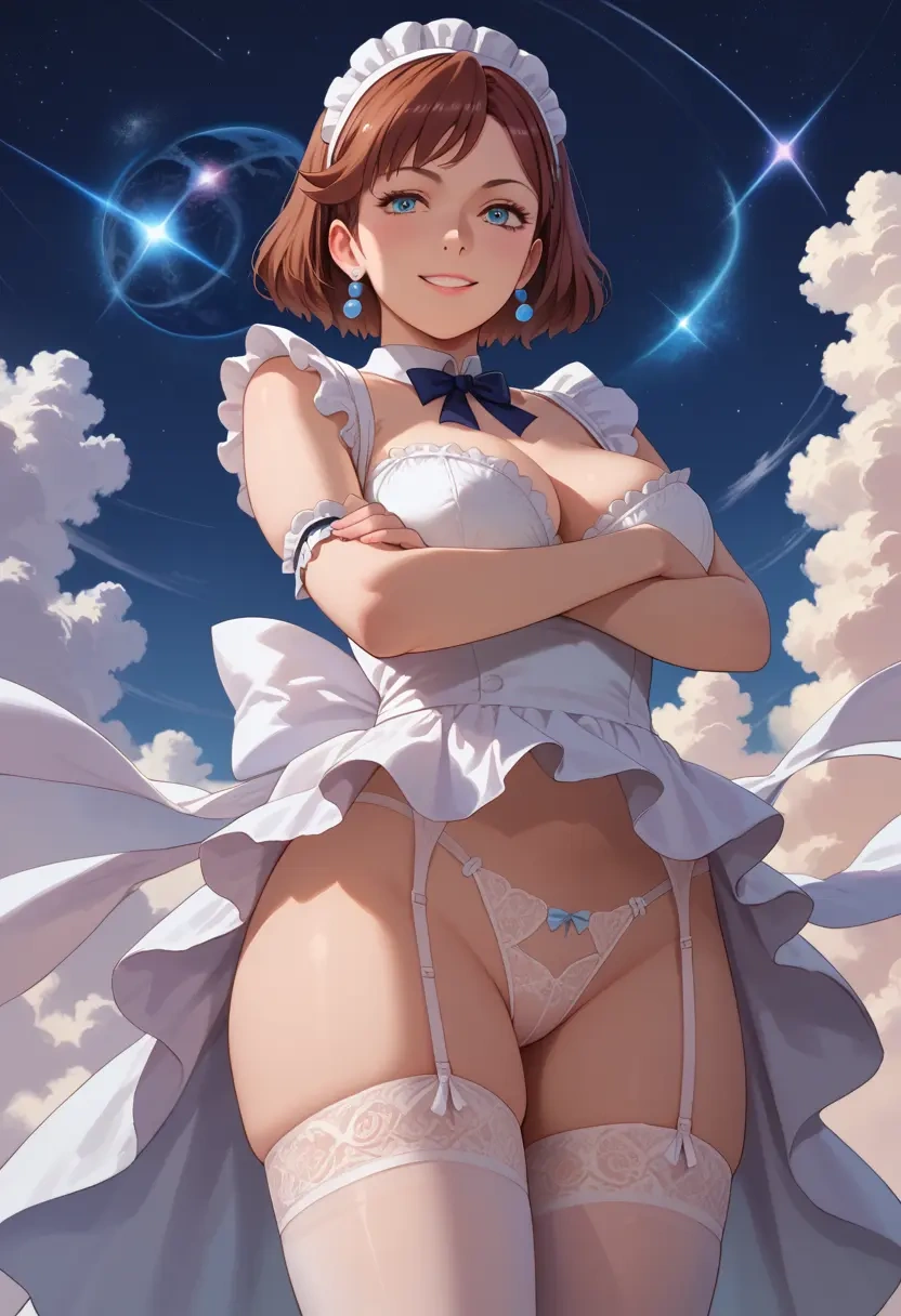 gundam,haro,maid, sexy, stockings,panties  - 