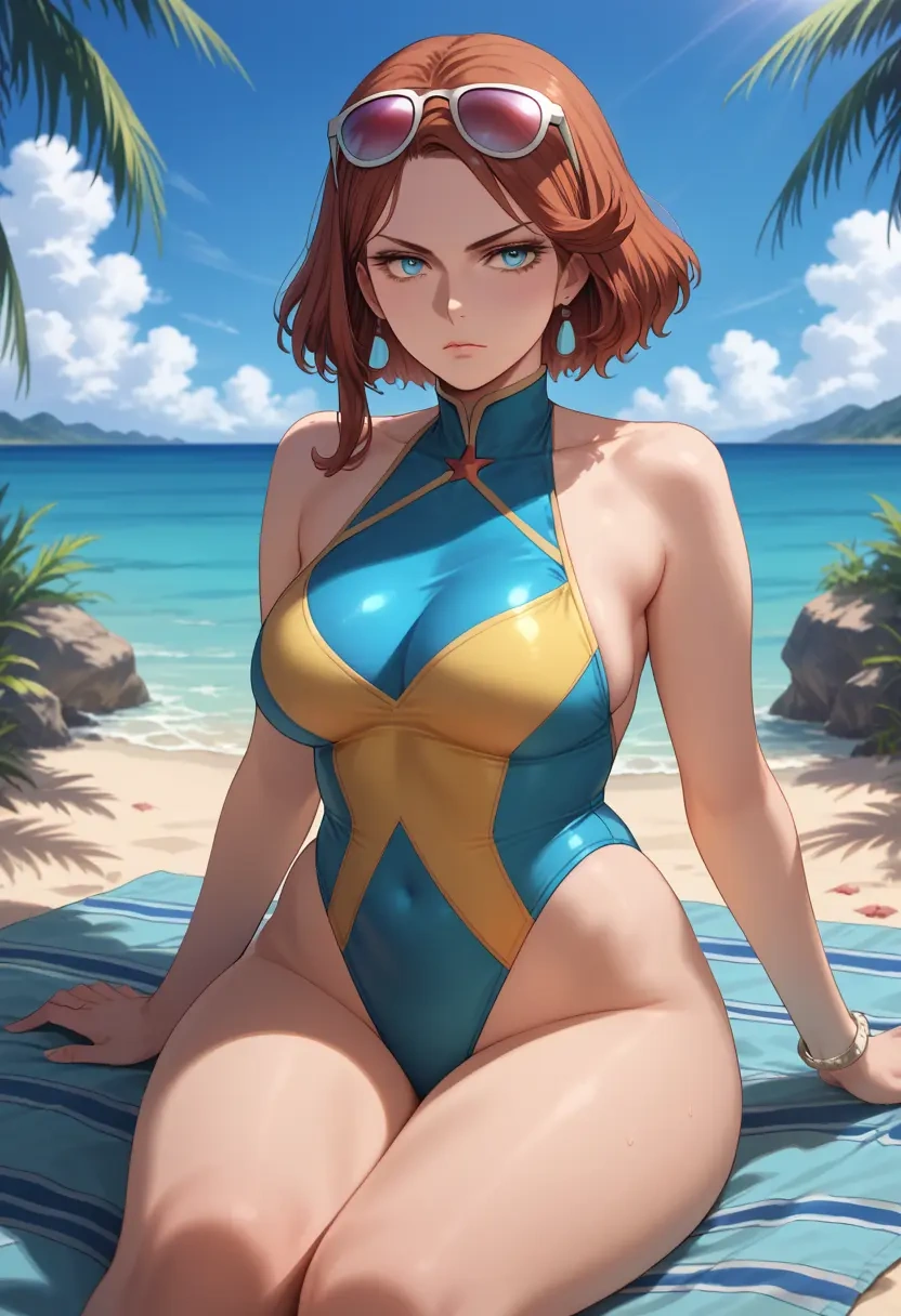 gundam,haro,swimsuit,sexy  - 