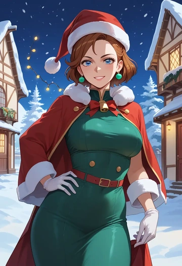 gundam,haro,Christmas,dress  - AI generated anime art