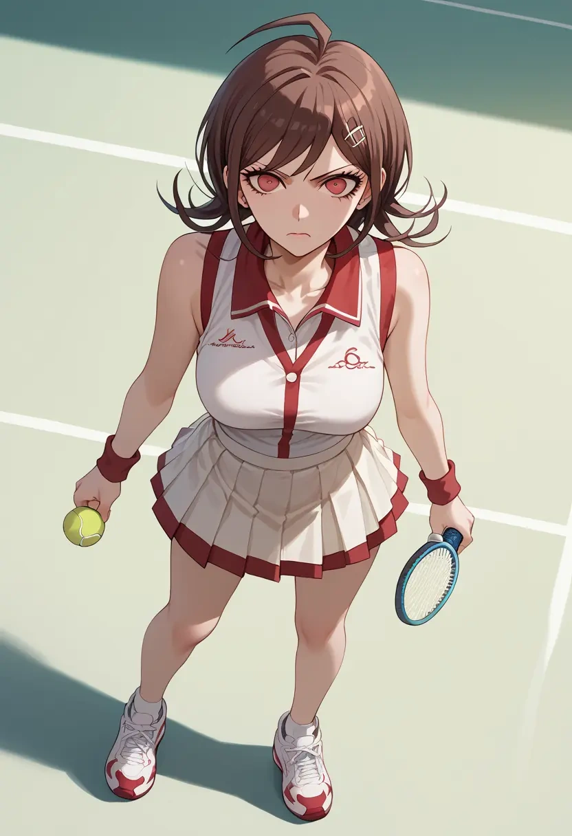 danganronpa_(series),harukawa_maki,tennis skirt  - 