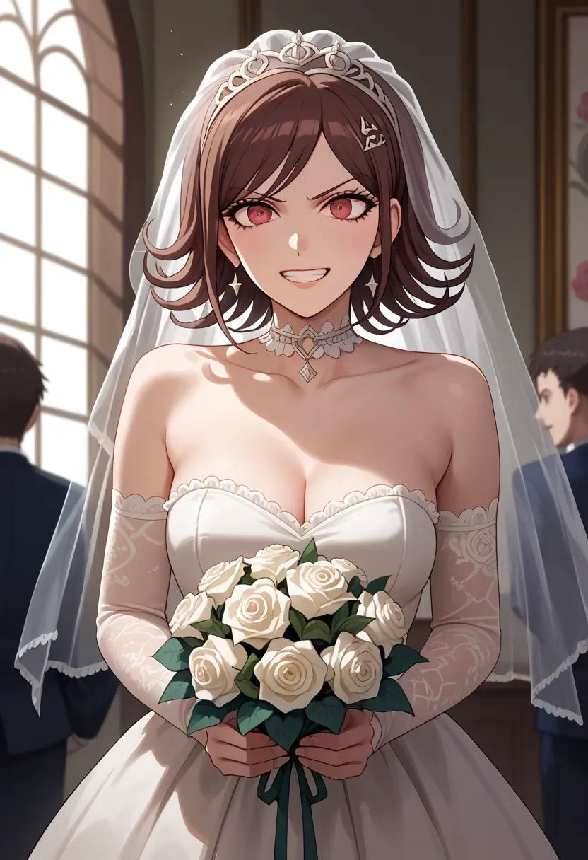 danganronpa_(series),harukawa_maki,wedding  - 