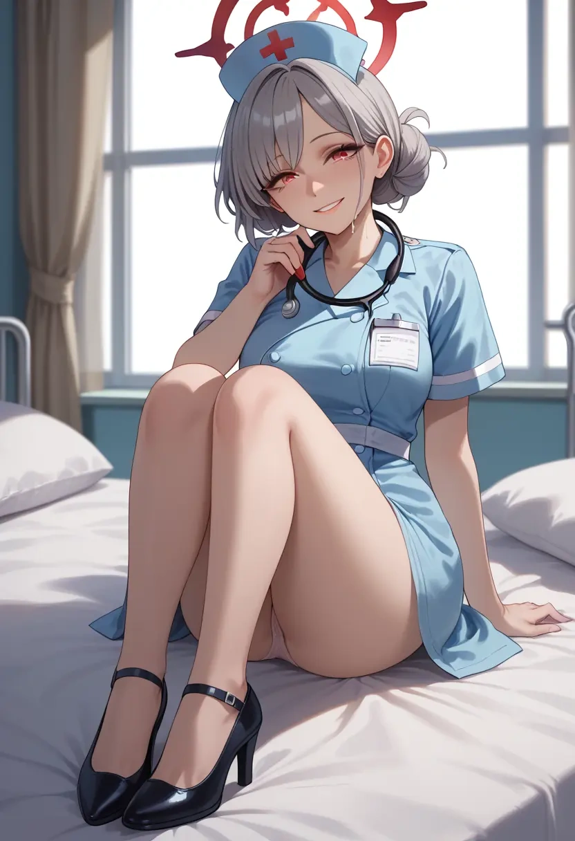 blue_archive,haruna_(blue_archive),nurse  - 