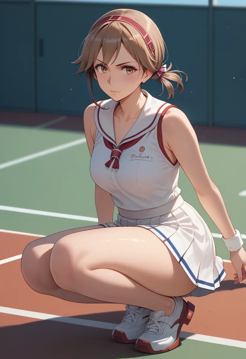 kantai_collection,haruna_(kancolle),tennis skirt  - 