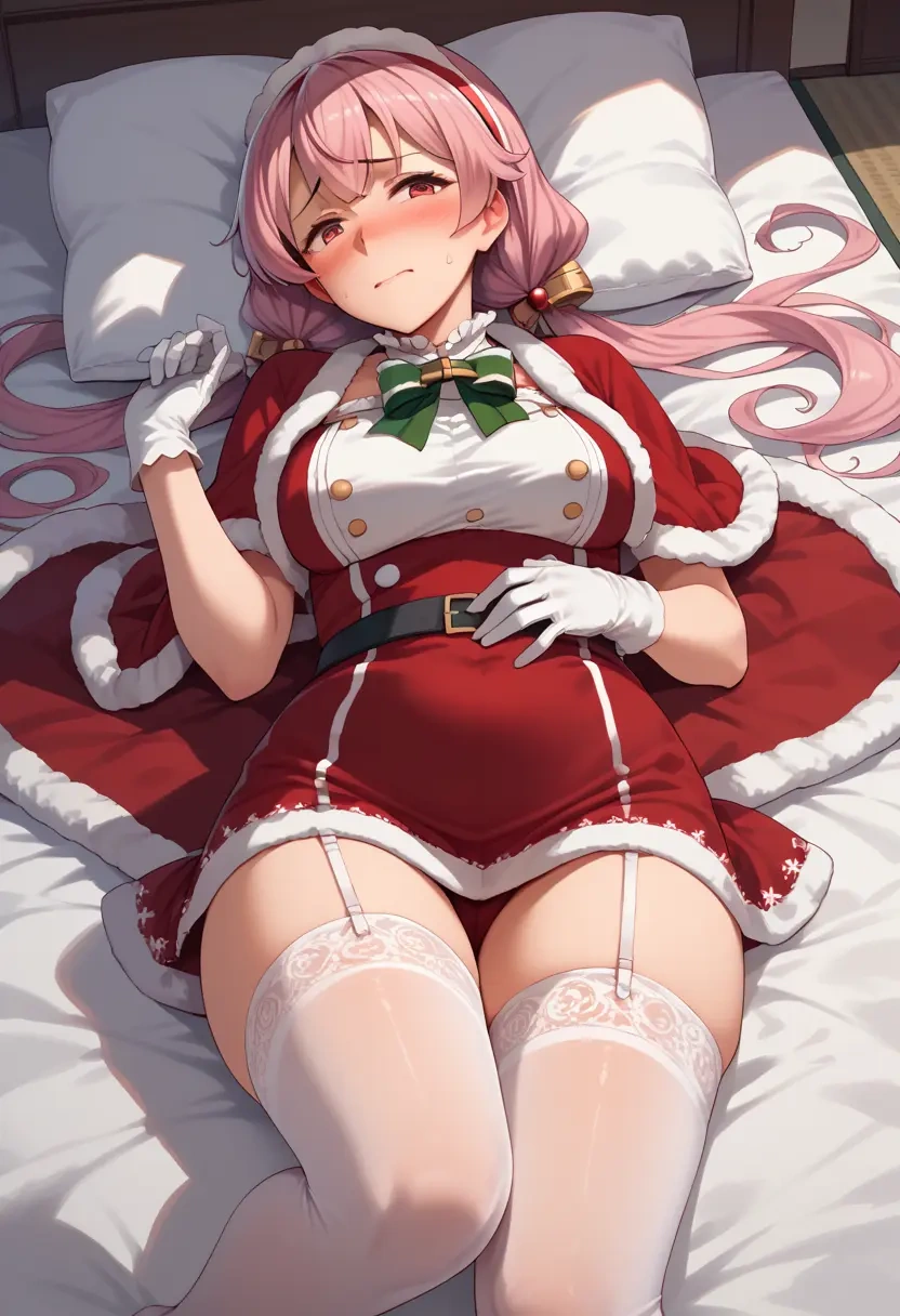 kantai_collection,harusame_(kancolle),Christmas,sexy, stockings,  - 