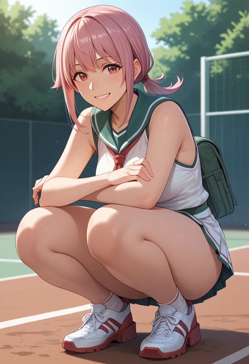 kantai_collection,harusame_(kancolle),tennis skirt  - 