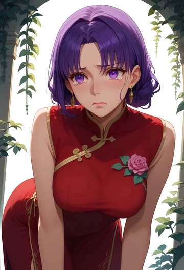 fate_(series),hassan_of_serenity_(fate),qipao  - AI generated anime art