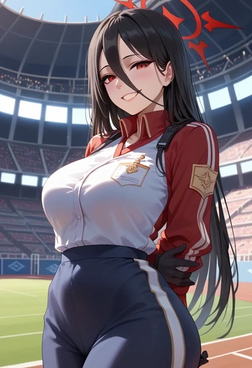 blue_archive,hasumi_(blue_archive),athletic  - AI generated anime art