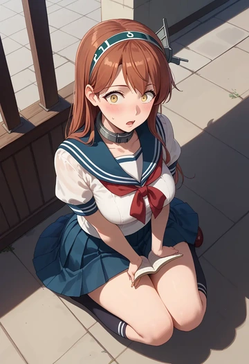 kantai_collection,hatsuzuki_(kancolle),sailor, uniform  - AI generated anime art