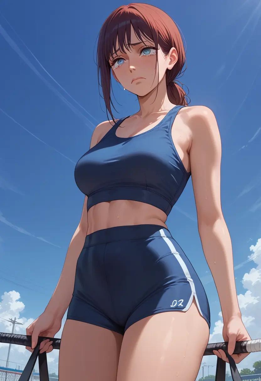 chainsaw_man,hayakawa_aki,yoga shorts  - 