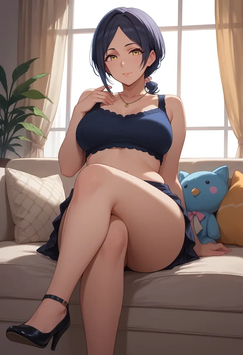 idolmaster,hayami_kanade,crop top  - 