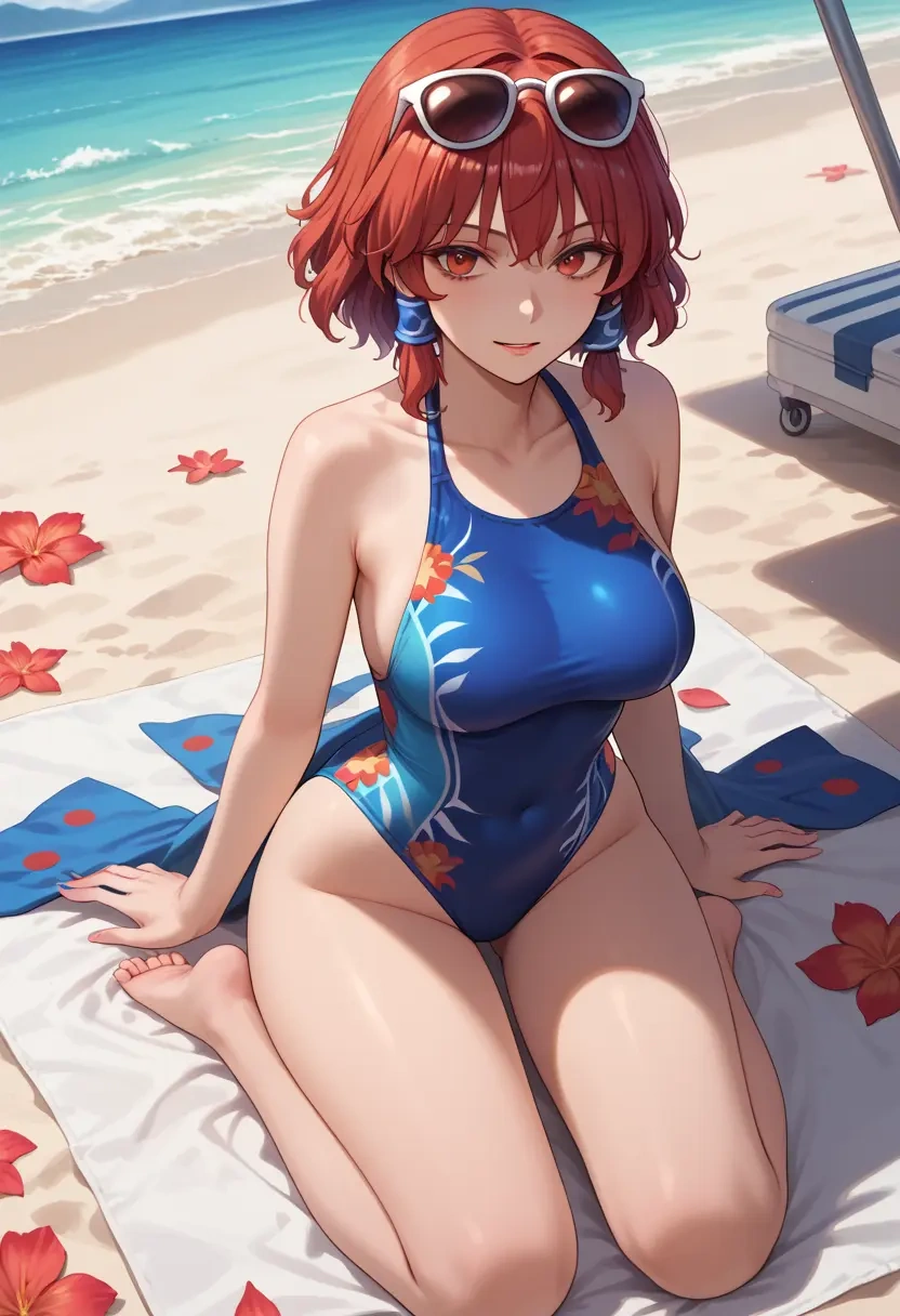 touhou,hecatia_lapislazuli,swimsuit,sexy  - 