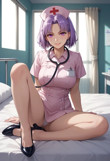 fate_(series),helena_blavatsky_(fate),nurse  - AI generated anime art