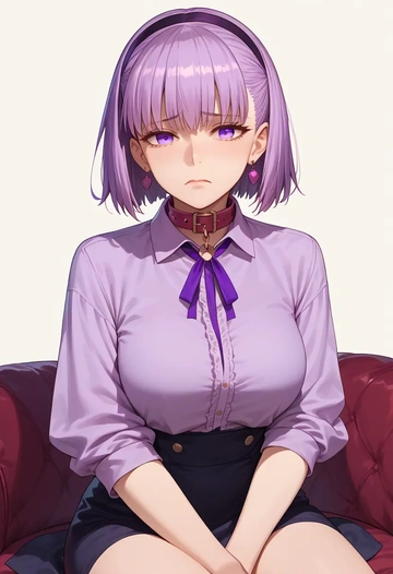 fate_(series),helena_blavatsky_(fate),polo shirt,tennis skirt  - AI generated anime art