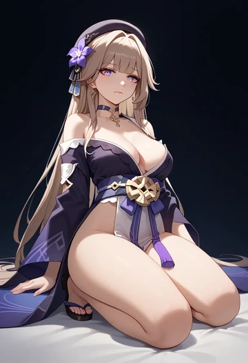 star rail,herta,kimono,sexy  - AI generated anime art