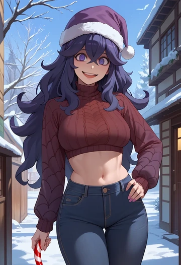 pokemon,hex_maniac_(pokemon),Christmas  - AI generated anime art