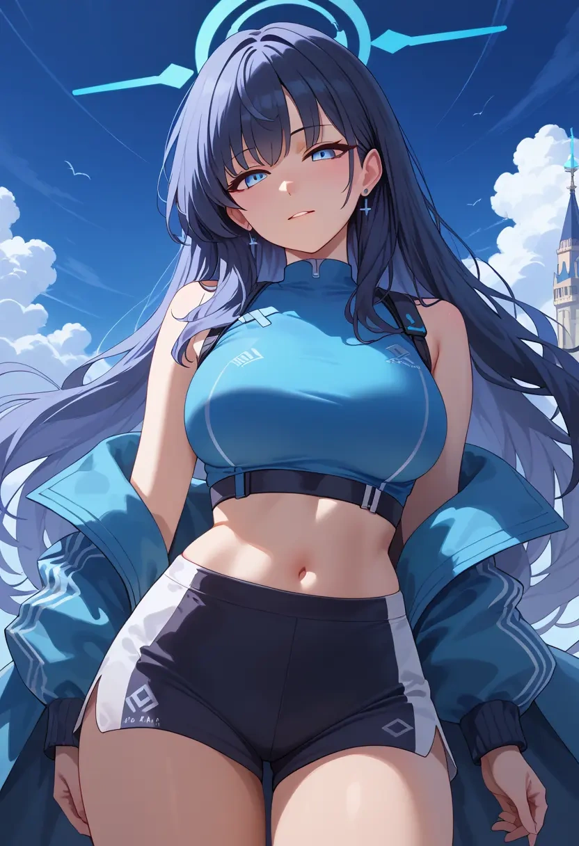 blue_archive,hibiki_(blue_archive),athletic,shorts,sexy  - 