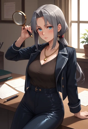 kantai_collection,hibiki_(kancolle),detective  - AI generated anime art