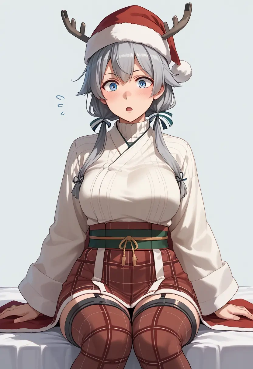 kantai_collection,hibiki_(kancolle),Christmas  - 