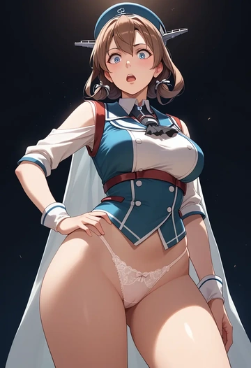 kantai_collection,hiei_(kancolle),lingerie  - AI generated anime art