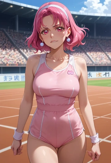 precure,higashi_setsuna,athletic  - AI generated anime art