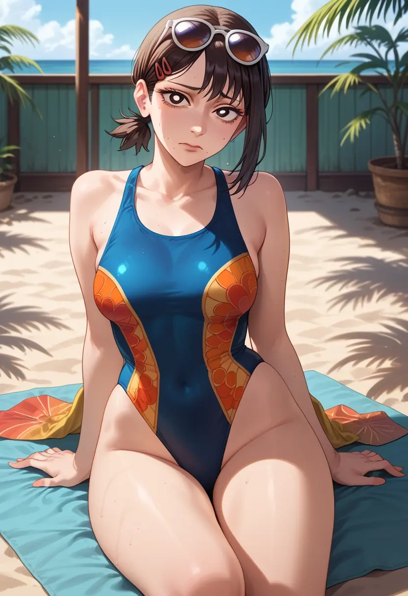 chainsaw_man,higashiyama_kobeni,swimsuit,sexy  - 