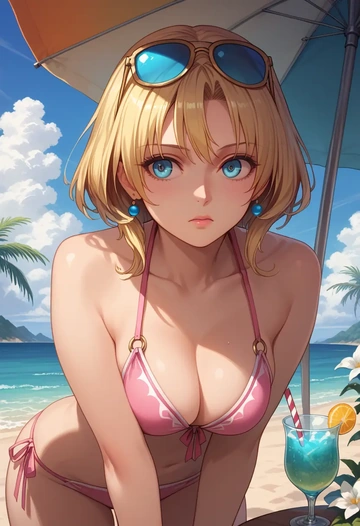 ragnarok_online,high_priest_(ragnarok_online),bikini  - AI generated anime art