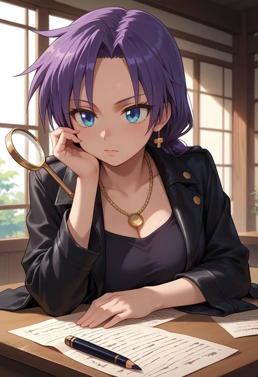 lucky_star,hiiragi_kagami,detective  - 