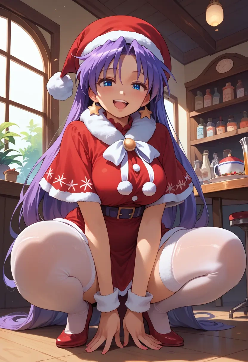 lucky_star,hiiragi_tsukasa,Christmas,sexy, stockings,  - 